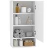 Bathroom Cabinet Wall Cabinet with Door, 40 X 27 X 77 Cm White