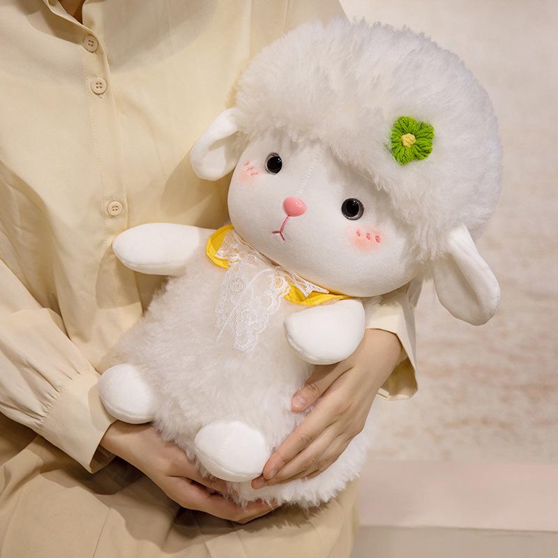 Cute Little Lamb Plush Toy - Comfort Doll for Kids & Birthday Gift for Girls