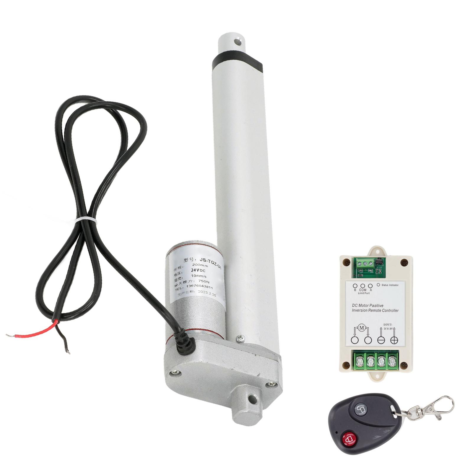 

Linear Actuator White 200mm Stroke 750N IP65 Motor Linear Actuator for Cylinder Electric Sofa 24V