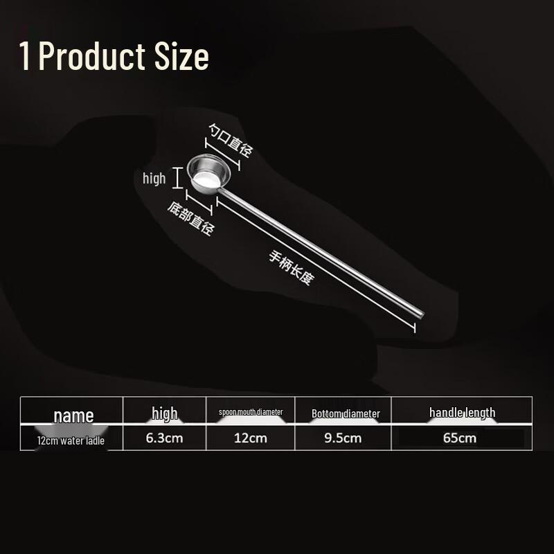 SPSR Stainless Steel Long Handle Soup Ladle