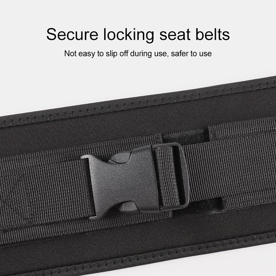 GOBYGO Weight Belt Dumbbell Weight Belt Adjustable Weight Training Safety Hip Thrust Weight Belt Gym Glute Bridge Assisted Belt