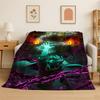 Classic Z-Zelda Cartoon Games Soft Flannel Throw Blanket,Cozy Blanket for Bed,Couch,Sofa,Bedroom,Living Room,Picnic Kids Camping