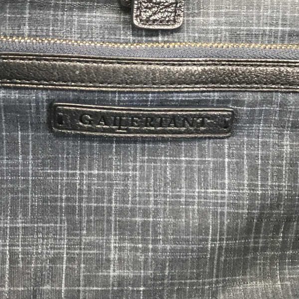 GALLERIANT Leather Briefcase Business Bag Black(USED)