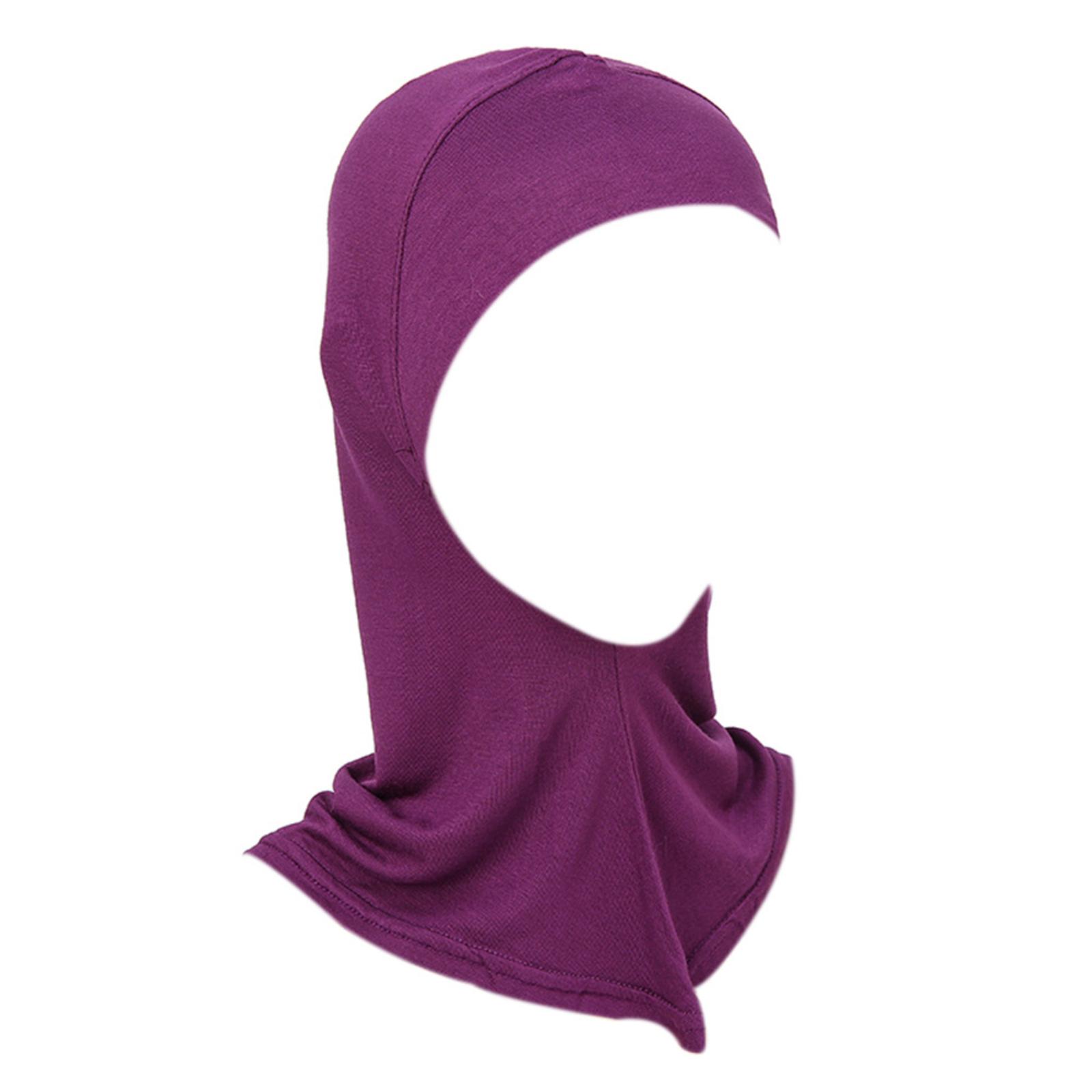 Breathable Stretchy Neck Cover Balaclava Hood Base Layer Hat Scarf Headwear for Outdoor Activities and Protection one size