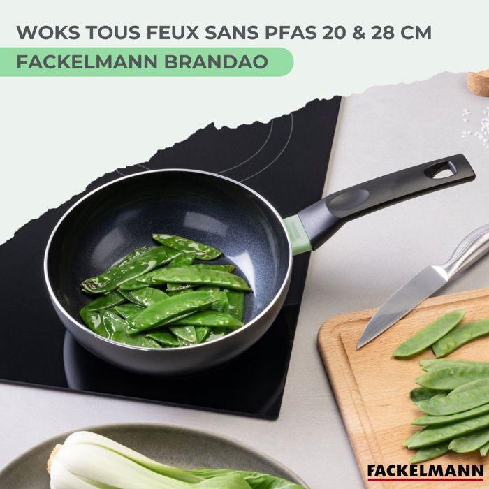 Ensemble de 2 woks - FACKELMANN - Brandao - 20 et 28 cm