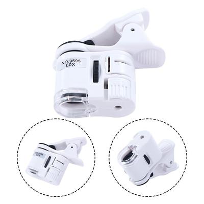 Money Detector Magnification Microscope Magnifying Glass Clip Microscope Mobile Phone Microscope