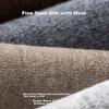 And Wool Socksn, Mid-Calf Socks, Warm And Comfortable, Skin-Friendly, High-Elasticity, Fine-Spun Yarn, Heat-Retaining, Thickened, Seamless