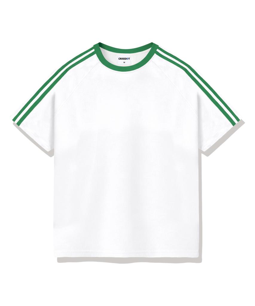 Keuloseudas Charles Oversized Track Short Sleeve T-Shirt 4 Colors [Crse_3001]