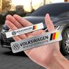 Für VOLKSWAGEN VW Auto Styling 3D Aluminium Emblem Aufkleber Auto Karosserie Kofferraum Dekoration Aufkleber Für Volkswagen VW GOLF Polo Tiguan VW