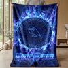 Sheffield Wednesday FC Custom Name Text Flannel Blanket Soccer Logo Personalized Fleece Throw Blanket Special Gift For Sofa Bedroom Home