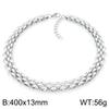 Stainless Steel Coffee Bean Chain PVD 18K Gold Silver Tone Thick Rice Bead Chain Bracelet for Men Jewelry Outfits