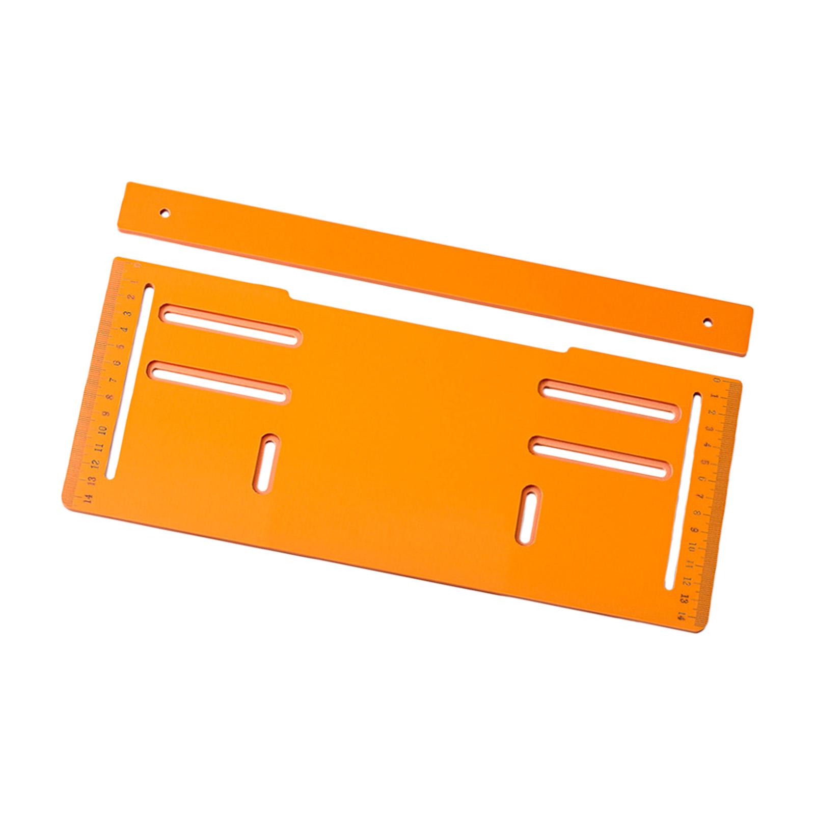 

Multipurpose Cutting Guide Base Plate With Adjustable Height Angle Setting And Nonslip Surfaces For Woodworking