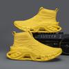 Large size new sports shoes high top fly woven mesh blade sports casual shoes blade socks shoes