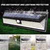 Solar Sensor Light Wall Light 118LED Solar Led Lamp Outdoor Garden Decoration With 3 Mode IP55 Waterproof Strong Lighting Lanter