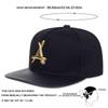 Metal Triangular Leather Brim Hip Hop Hat Men and Women Baseball Cap Fashionable Flat Top Caps Casual Hats