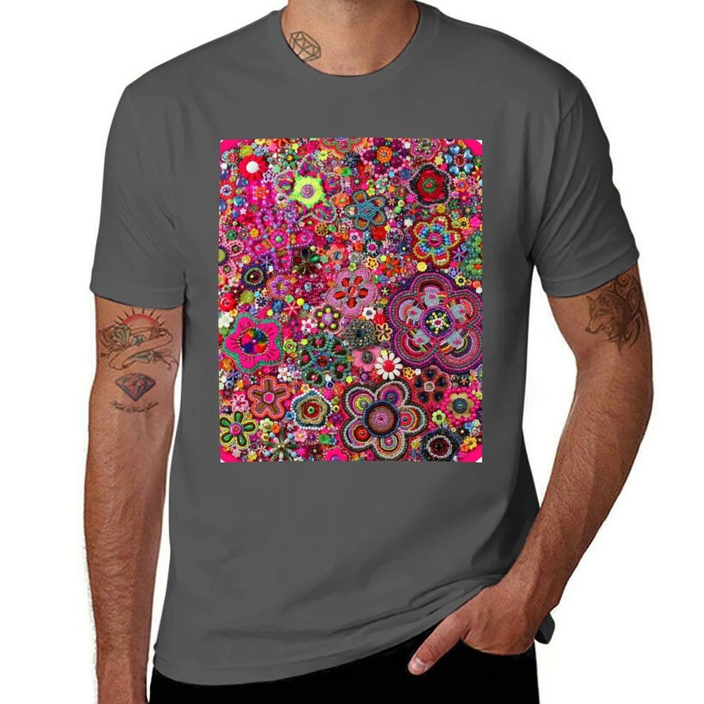 Flower Garden Tshirt Quick Dry Outdoor Sports Tshirt