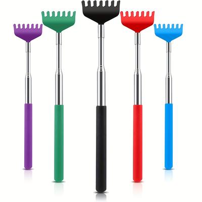 Metal Telescopic Back Scratcher, Extendable Claw Tool with Handle, Perfect Gift for Adults Thanksgiving Birthday Christmas
