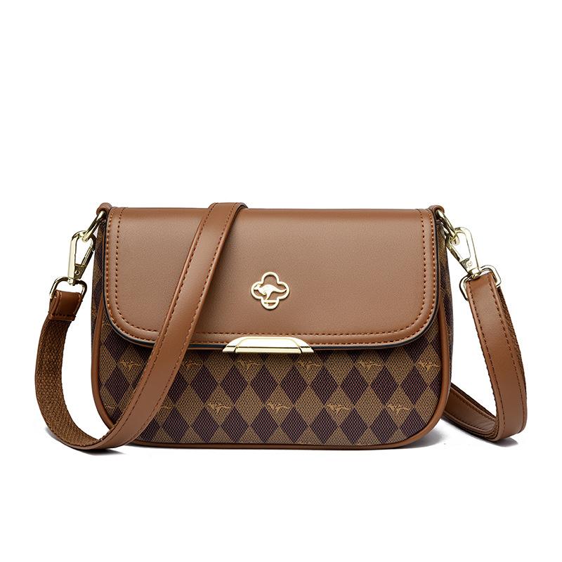 Versatile Simple Single-shoulde Fashionable and Stylish Saddle Women's Crossbody Bag