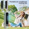 Quiet Tower Fan, Portable Automatic Remote Head Conditioner, Energy Saving & High Efficiency USB Personal Conditioner