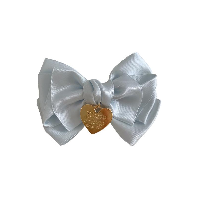 Sweet Ballet Style Blue Bow Hair Clip Hair Accessory