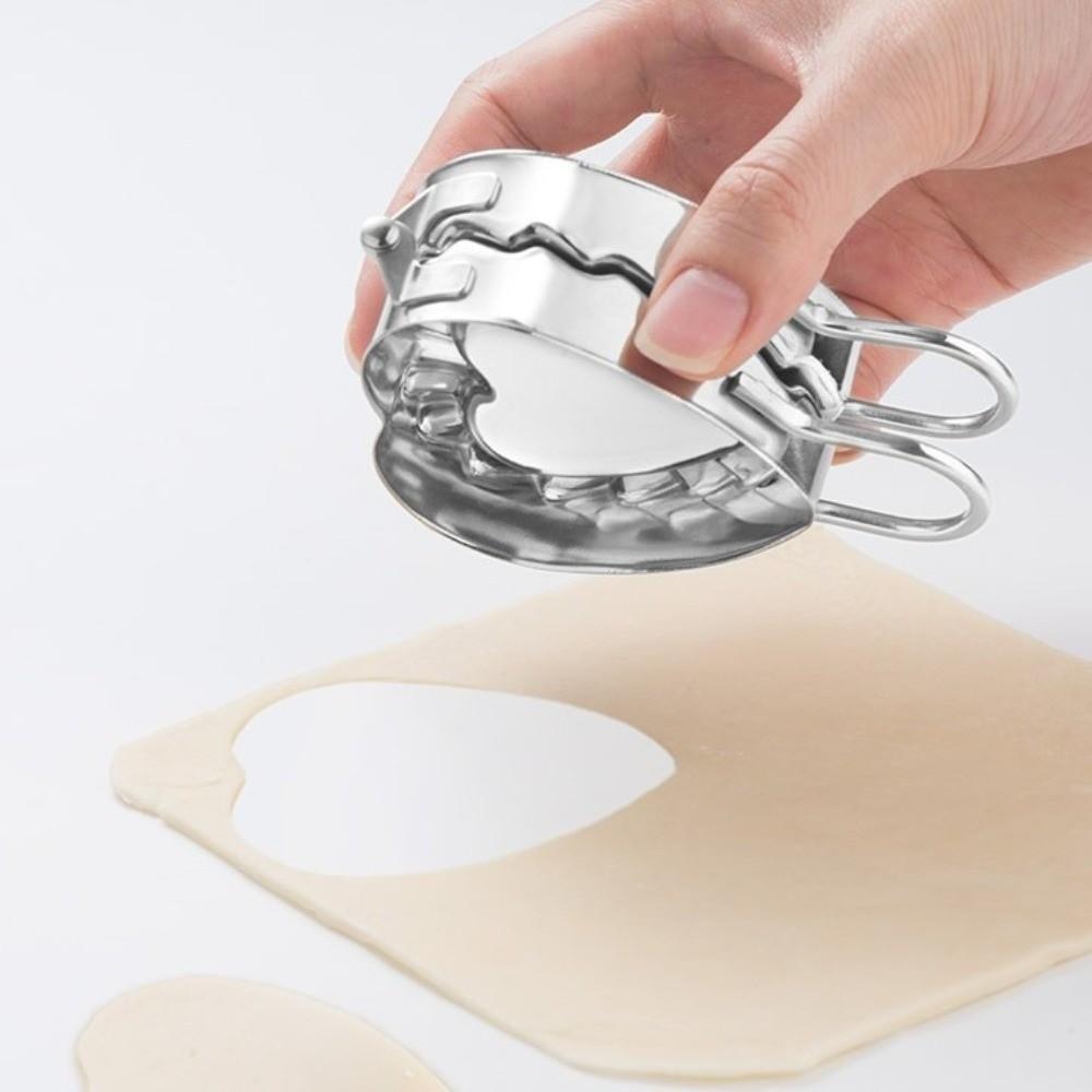 Stainless Steel Dumpling Press Mold Crimped Edge Dumpling Making Tools Homemade Cooking