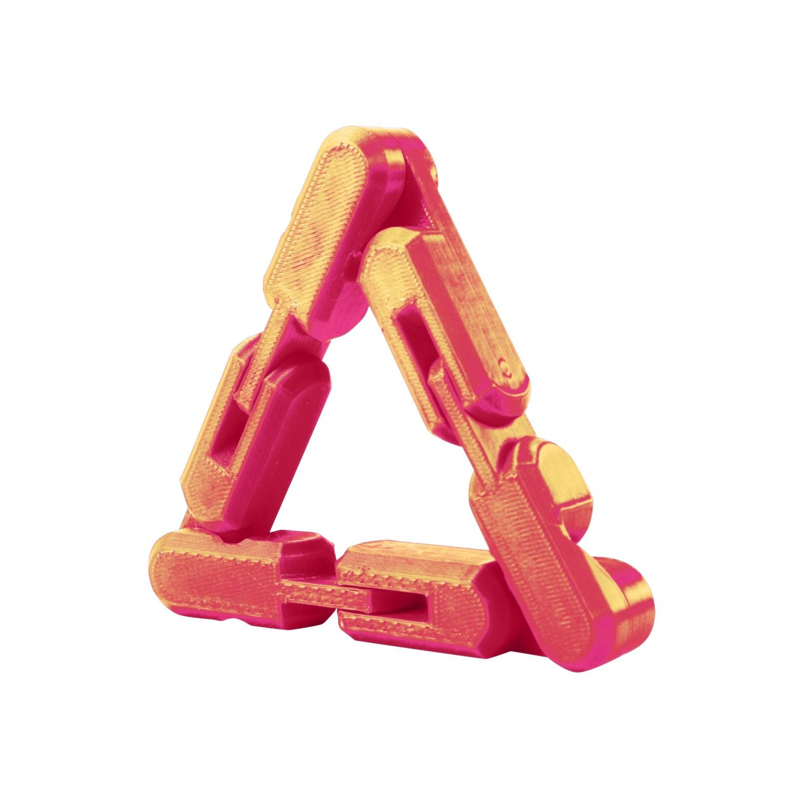 

3D-печатный Rainbow Infinity FlipFidget Relieving — новый взгляд на классический продукт Relieving One Size