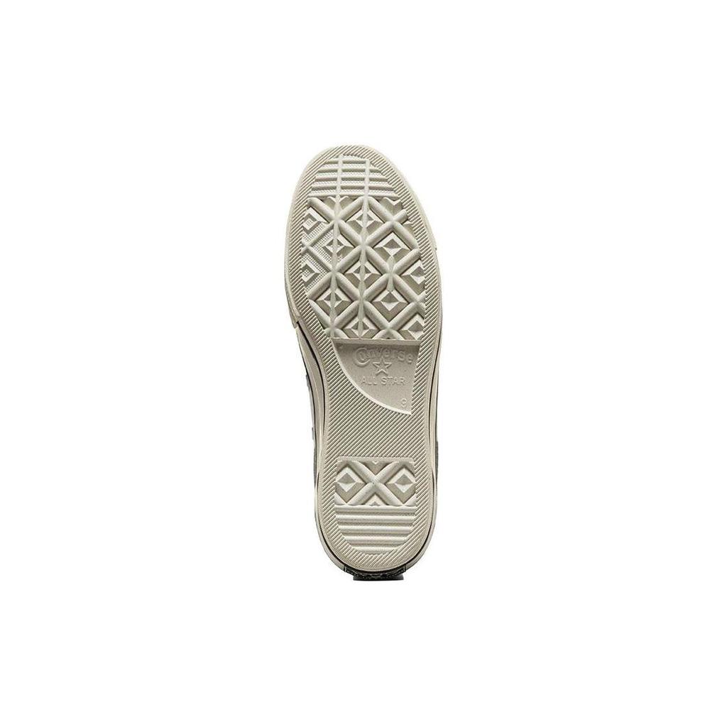 Beyond Retro x Converse Chuck 70 Low Upcycled Flannel Unisex Sneakers Black Grey Pristine A05313C