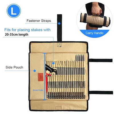 Torba na kołki kempingowe, śledzie do namiotu, torba do przechowywania, gwoździe do namiotu, torba transportowa na kemping, plecaki, wędrówki piesze