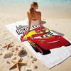 Lightning McQueen Beach Towel Outdoor Camping Beach Towel for Vacation Swim Outdoor Pool Absorbent Bath Towel