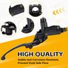 7/8'' Right Hydraulic Brake Master Cylinder Lever Pump Replace for GY6 50cc 70cc 90cc 110cc 125cc 150c 200cc 250cc ATV Quad Moped Motorcycle Pit Bike