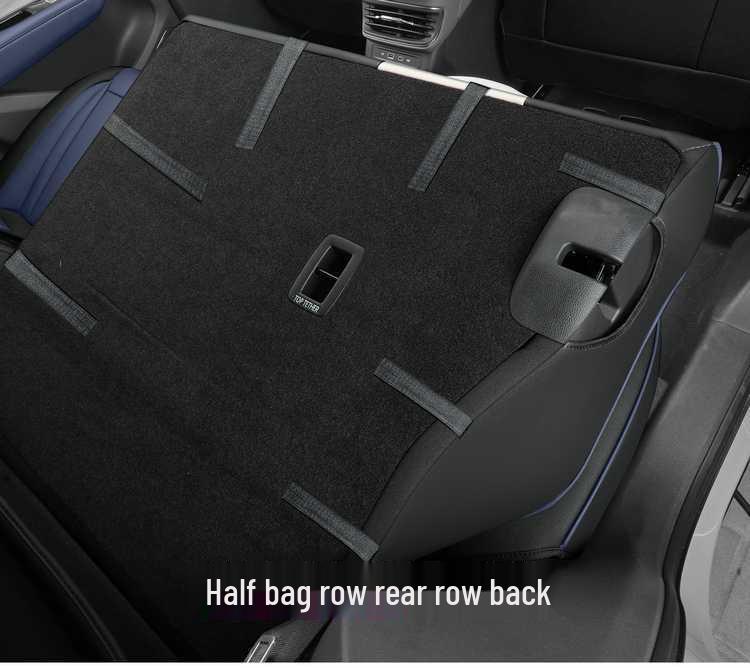 Red Flag HS3 Universal Leather Car Seat Cover: Breathable, Perforated, Four-Season Full Coverage Cushion