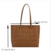Large Capacity Tote Bag Autumn Winter Fashion Commuter Bag for Ladies Work Shopping Weekend Trip Accessory