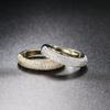 Light Shiny Ring For Women Iced Out Crystal Zircon Gold Plated Accessories Vintage Finger Jewelry Gift R731