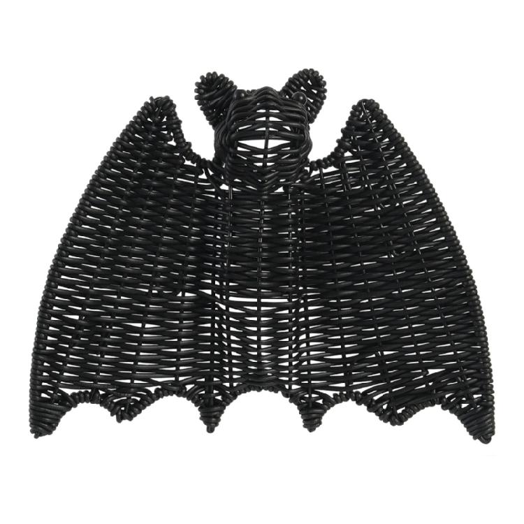 3D Iron Plastic Bat Ornament Halloween Party Essential Handcrafted Design For Porch Window Decoration