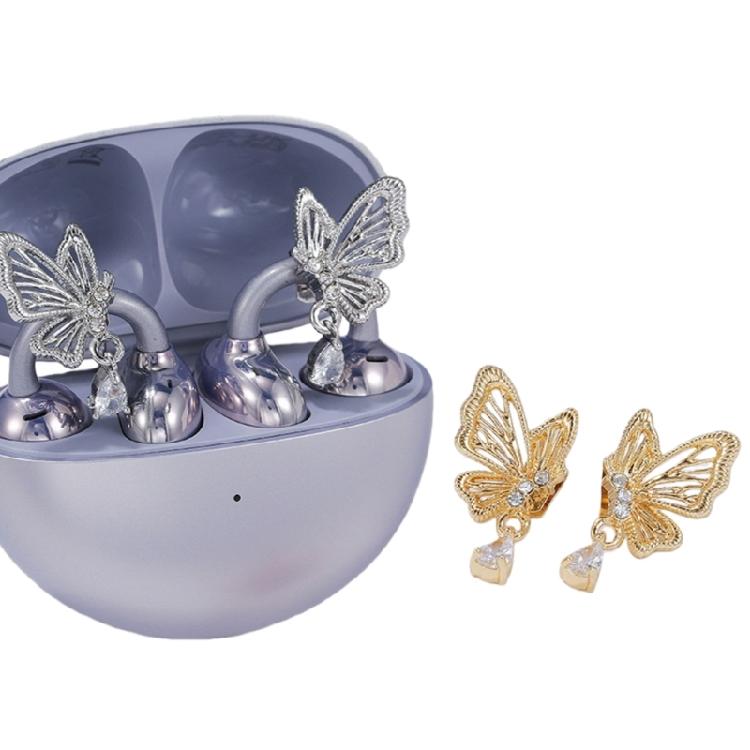 Multiple Device Compatible Headphone Clasps Alloy Construction Sparkling Zircon Detailing Travel Friendly