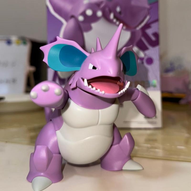 Official Blokees PokMon Nidoking Articulated Action Figure Joint Movable Model Collectible Toy For PokMon Fans Festival Gift