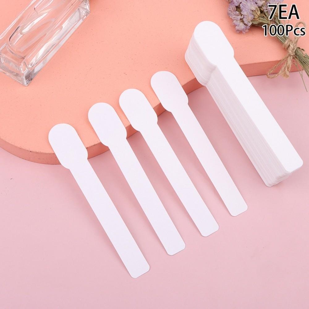 100Pcs Durable Flower Shape Perfume Test Strips Pointed Oil-absorbing Fragrance Test Strips Essential Oil Test Strips