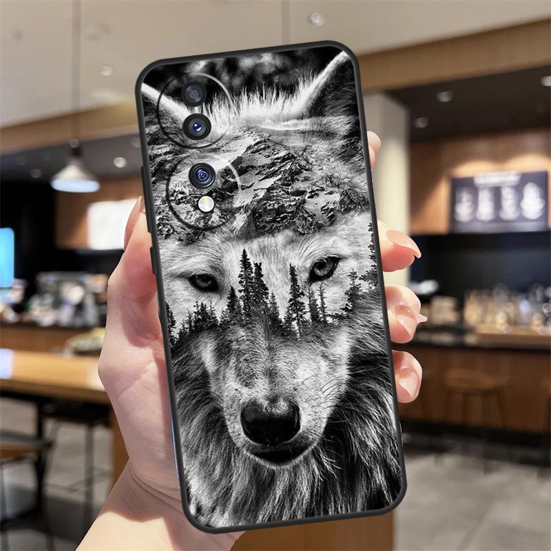 

Animal Lion Wolf Tiger Eagle Case For Honor Magic 5 6 7 8 Pro Honor 200 400 50 70 90 Lite X8b X8c X9b X9c X9d Win RT Cover Honor 200 Pro