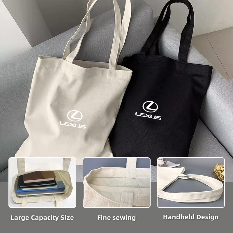 Car Canvas Shoulder Storage Bag Shopping Handheld Tote Travel Organizer For Lexus CT ES GS NX IS250 CT200h IS300h ES300h GE8