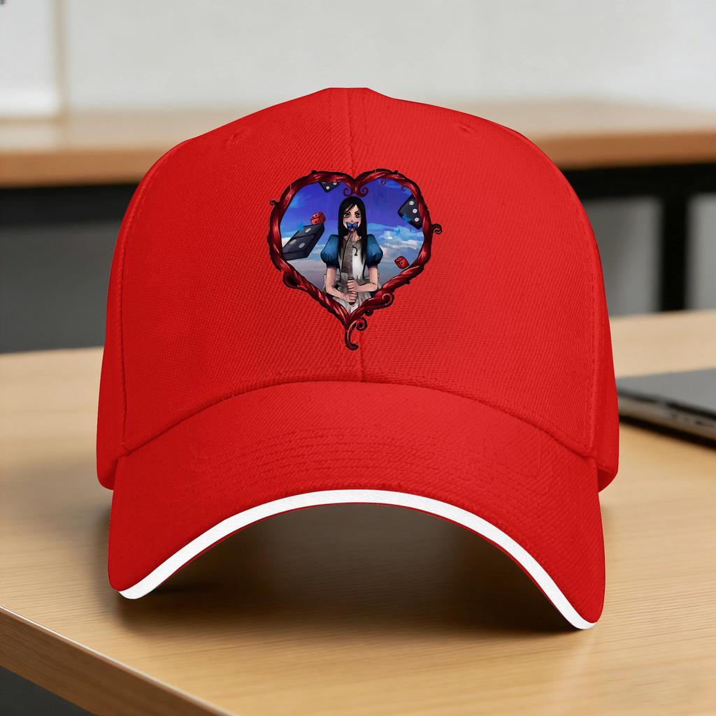 Game AAlice Madness Returns Baseball Cap yk Cool Women Unisex Trucker Hat Sunscreen Print Kpop Rock Baseball Caps