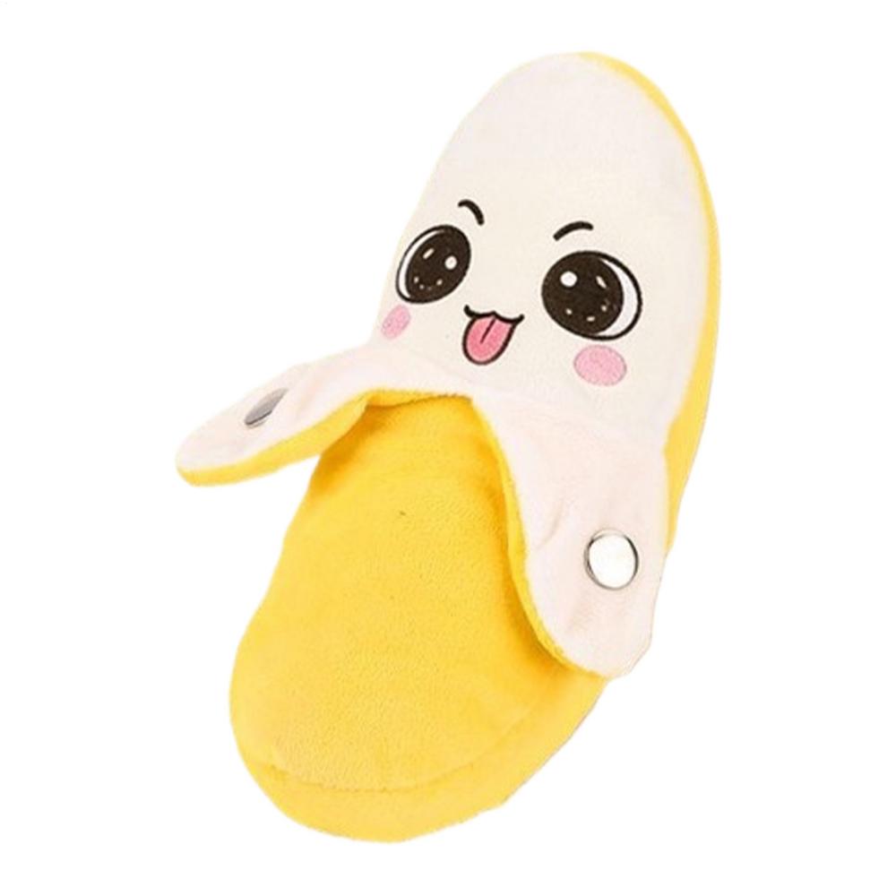 Creative Banana Pillow Human-sensing Banana Metronome Plush Toy Parent-child Interactive Banana Toy Birthday Gifts for Kids