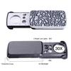 Slide Out LED Magnifying Glass 30X 60X 90X with UV Light Jewelry Loupe Magnifiers for Jewelry Coins Stamps & Antiques