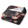 Kpop A-AteezS Blanket  Soft Comfortable Plush Bedding Throws For Girls Boys Outdoor Flannel Bedspread Bed Cover
