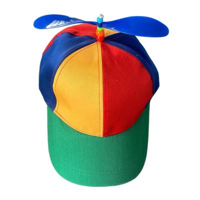 Rainbow Bamboo Dragonfly Helicopter Propeller 1PC Funny Snapback Baseball Cap For Adult Kids Boys Girls