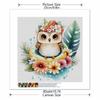 New Arrival 5D DIY Full Circle Diamond Painting "Lovely Owl" Embroidery Cross Stitch Home Decor Gift