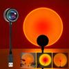Colorful Gradient USB Sunset Lamp Home Background Decoration Photography Rainbow LED Lights Flexible Decorative Atmosphere Lamp