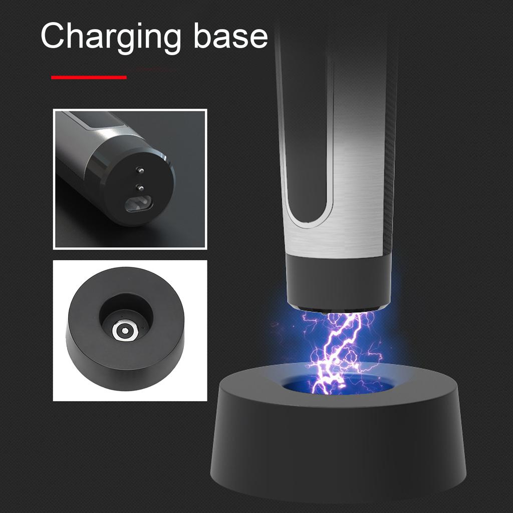 Digital Display Electric Hair Clipper Ceramic Cutter Head Hair Trimmer Cutting Machine USB Type