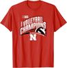Nebraska Cornhuskers Big Ten Champs 2025 Volleyball T-Shirt