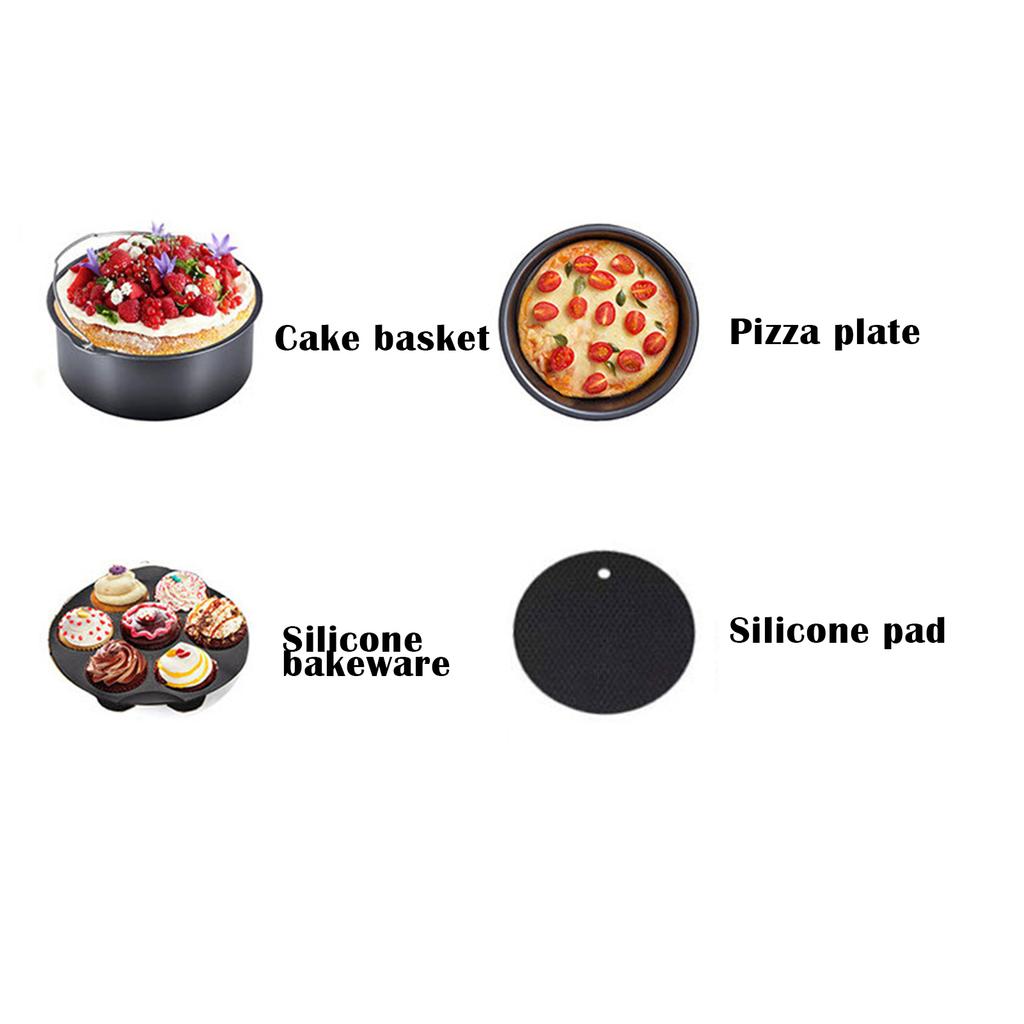 8pcs Air Fryer Accessories Fit Best Hot Fryer Accessories Set Convenience Cooking Tool For Kitchen Party Kitchen Tools & Gadgets