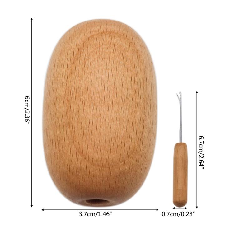 Darning Egg and Sewing Seam Ripper Kit Hand Sewing Tools for Clothes Mending